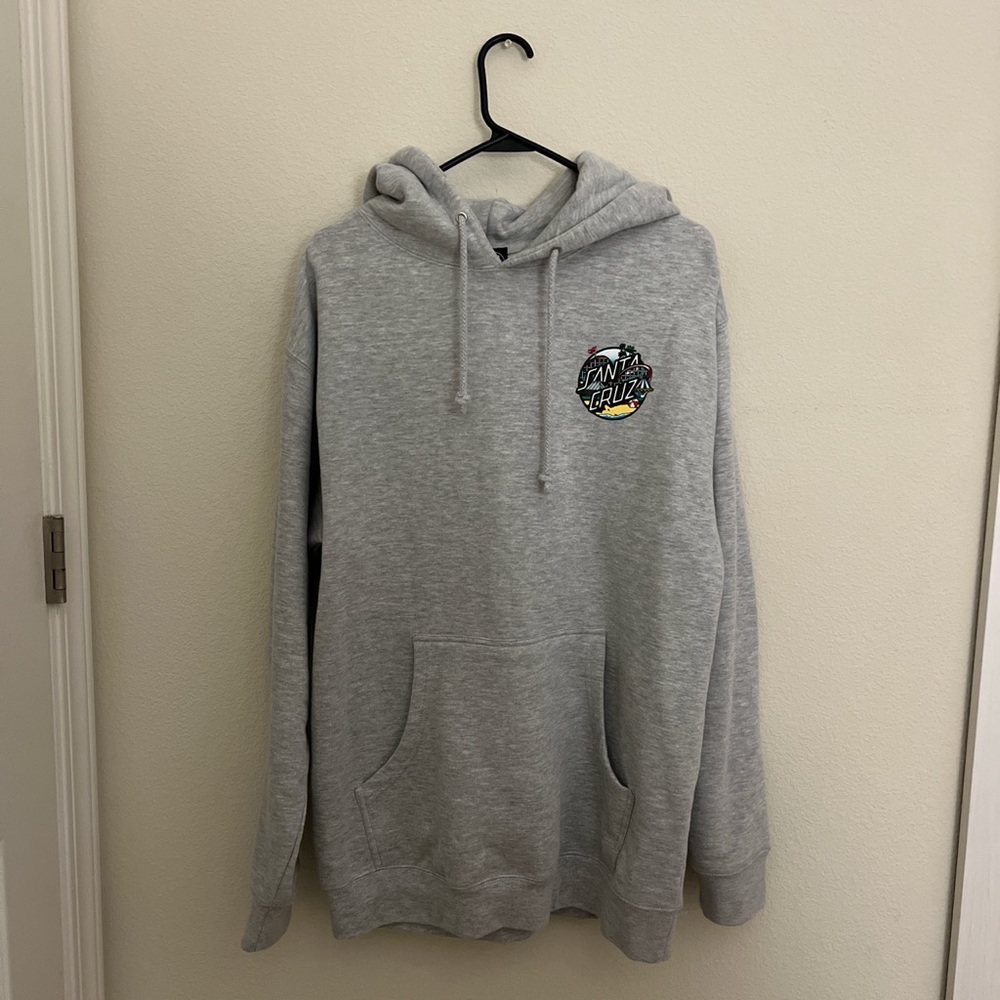 Santa Cruz grey hoodie
